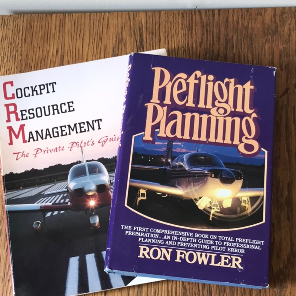 Cockpit Resource Management and Preflight Planning books pilot airplane